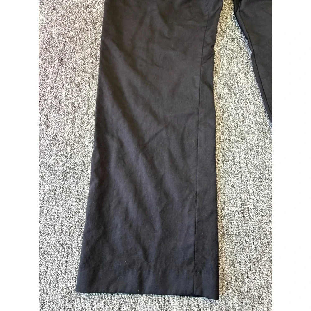 Banana Republic Classic Dress Pants Mens 38x32 Black Wool Pockets Straight Leg